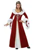 무대웨어 허용 섹시한 왕실 레트로 커플 코스프레 온 유럽 코트 킹 퀸 크리스마스 파티 드레스 T220901