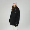 Ski -jassen Snowboarden Warme vrouwen Ademende kleding Outdoor Sport fleece kleding Oversize Snow Sweatshirt Druivereld winddicht