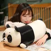 Ours Panda géant en peluche 40-50cm, poupée de Simulation en peluche, oreiller de dessin animé, poupées Kawaii, jolis cadeaux pour filles