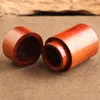 Smoking Natural Wood Portable Dry Herb Tobacco Stash Case Innovative Design Spice Miller Seal Storage Box Grinder Handpipes Cigarette Holder