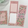 Brocada de presente diy diy adesivo flor rosa laser adesivos decorativos de suprimentos estéticos de suprimentos de arte 2022