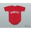 Najwyższej jakości tanie męskie Queensbridge 95 Hennessy Red Baseball Jersey Queensbridge Wholesale 100% zszyty koszulki Szybka wysyłka