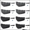 Bumpers gemodificeerd haaienvin achter spoiler bumper lip diffuser auto accessoires koolstofvezel patroon/zwart 1 stcs/4pcs pqy-wss10 druppel deliv dh8qe