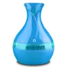 Humidifiers 300ML USB Aroma Diffuser Mini Vase Shape Air Humidifier Ultrasonic Atomizer Aromatherapy Essential Oil 7 Color Led Lights