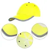High Visibility Reflective Baseball Cap Yellow Safety Hat Work Safety Helmet Washable Hat Safety Traffic Cap Hard Hat