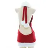 Stage Wear Christmas Sexy BodyCon Mini Dress BodyCon Womans Ladies Red Sleeveless Abito da sera Abito da sera Cosplay COSPLAY Come T220901