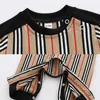 Baby Romper Clothes Baby Rompers Spring Autumn Cotton Desiger Stripe Kids Designer Sp￤dbarnskl￤der Jumpsuits