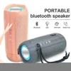 Haut-parleurs portables TG227 Haut-parleur Bluetooth sans fil LED 1200mAh étanche double colonne de basse Boombox AUX TF BT USB haut-parleur 221022