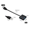 DisplayPort Porta di visualizzazione DP DP da maschio a femmina Convertitore cavo adattatore VGA per PC Computer Laptop HDTV Monitor Proiettore con pacchetto al dettaglio