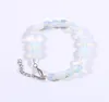 Women Gravel Beaded Strands Bracelet Crystal Handmade Fashion Bracelets Irregular Colored Gravel hand ornaments string Jewelry Accessories