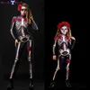 Theme Costume Adult Sexy Women Scary Ghost Rose Skeleton Halloween Devil Jumpsuit Kids Baby Girl Carnival Party Day of The Dead 221022