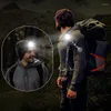 Headlamps Outdoor Night Clip On Running Lights Reflective USB Rechargeable LED Light Gear Safety Accessories