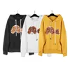 New Mens Hoodies Hooded 남성 여성 디자이너 후드 패션 인기 로고 베어 문자 인쇄 풀오버 겨울 스웨트 셔츠