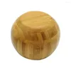 Opslagflessen handgemaakte bamboe potte keuken ingrediënten kruiden zoutkruid met deksel lepel vaste gereedschap gereedschap