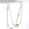 Choker Natürliche Perlenkette Halskette Für Frauen Ästhetische Vintage Perlen Goldene Accessoires Am Hals Anhänger Schmuck