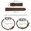 Bracelets de montres BISONSTRAP Bracelet en cuir véritable 14 mm 17 mm 18 mm 19 mm 20 mm 21 mm 22 mm 23 mm 24 mm Bracelet de remplacement pour homme femme bande 221024
