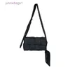 Crossbody Bag 7a Kassetten Bottevenets gewebtes handgefertigtes Ziegelnetz Winter Womens Design Cot