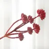Dekorativa blommor 6 huvuden/3st plast Houseleek saftig falsk v￤xt f￶r hem tr￤dg￥rdsdekor ramadan dekoration diy gr￶nska faux planter