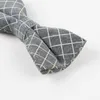 Bow Ties 2022 Krawatowa krawat dla męskiej mody Casual Cotton Adult Bow-Tie Party Necwear Wedding Suits Niestandardowe logo