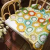 Blankets Handmade Original Hand Hooked Crochet Blanket Cushion Felt Bay Window Banket Home&living Wedding Gift Home Decoration