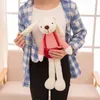 Cute 40cm Candy Bunny Stuffed Animal Girl Home Comfort Soft Pillow Long ears rabbit creative birthday gift D28