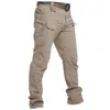 Men's Pants Men Tactical Lightweight Breathable Sport Multiple Pockets Cargo Autumn Outdoor Waterproof Multifunction Trousers
