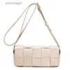 TOP Crossbody Bag 7A Cassettes Bottevenets Tkane ręcznie robione ceglane sieć Spring Square Mini Womens Ho