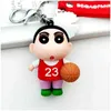 Keychains Creative gift lovely crayon small key car pendant backpack couple ground push