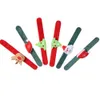クリスマスクラップサークルおもちゃの子供たちは贈り物を好むサンタクロースバースデーパーティーの装飾テーマブレスレットRRB16609