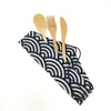 Dinnerware Conjunta 3pcs/set bamboo facas colher fork utensils