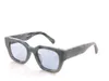 Новые солнцезащитные очки для дизайна моды 018 Классические квадратные рамки Простые и популярные стиль Универсальные открытые защитные очки UV400