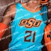 كرة السلة في الكلية ترتدي كرة السلة NCAA مخصصة أوكلاهوما ستيت OSU Jersey College Avery Anderson III Cade Cunningham Kalib Boone Rondel