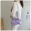 Abendtaschen Einfarbig Pu-Leder Umhängetasche für Frauen 2022 Einfaches Design Weibliche Mode Peal Schulterhandtaschen und Geldbörsen