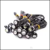 Tagfahrlichter, 10 Stück, 18 mm, LED, Eagle Eye Drl, Tagfahrlicht, CE, Backup-Rückfahr-Parksignallampen, wasserdicht, Drop Dhazy