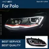 Oświetlenie światła samochodowe dla Polo 2011-2022 Auto Auto Reflight LHD Rhd Upgrade Bicofal soczewki dynamiczne lampa sygnałowa Akcesoria