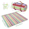 Tapis de couverture de pique-nique en plein air Portable pliable avec sangle de transport Camping pour la randonnée ou l'aire de jeux pour enfants