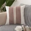 Kudde linne täcker marinen europeisk medelhavsstil färg matchande heminredning för soffa sängföretag kast
