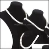 Stand de bijoux Collier de portrait en flanelle exposition de support Buste de mannequin bijoux pour fen￪tre pendentielle 34cm20cm Heigh 505 Q2 Dr Dhdjc
