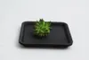 Uteplats Lawn Andra tr￤dg￥rdsmaterial Flowerpot Tray Colorful Large Square Rich Plastic Bottom Potting Tool LK331