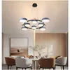 Lampy wiszące nowoczesne salon LED sufit światła sypialnia żyrandol kuchnia el oświetlenie lampa willa lampa