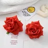 Dekorativa blommor 120st Artificial Flower Head Rose Silk Diy Wedding Birthday Party Decoration Scrapbooking Home