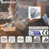 Fahrradhandschuhe QIANGAF Industrial Work Mechanic Protection Men Breathab Thin ather Safety Outdoor Worker Whosa 527 L221024