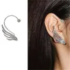Crochet d'oreille d'aile de forage flash européen et américain sans trou d'oreille women039s mode sens avancé nouvelle boucle d'oreille AC3704600928