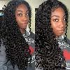 2022 Trend Deep Curly Human Hair Wigs For Black Women Glueless Afro HD Front Inga Lace Brazilian Virgin Hair Wig2501679