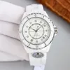 디자이너 커플 시계 J12 강화 세라믹 ch 여자 시계 여성을위한 자동 기계 38mm 공식 복제 Lady Lady WriteWatch Ladies Senior Gift 04c