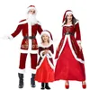 Stage Wear Deluxe Babbo Natale Natale Vieni Natale Genitore-figlio Cosplay Carnevale Spettacolo teatrale Party Fancy Dress T220901