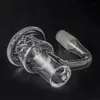 DHL fumando liquidificador de solda completa Banger Banger sem costura Borda de 20 mm de unhas com cadeias de vidro Terp para tubula￧￵es de plataforma de ￡gua de ￡gua de ￡gua de vidro