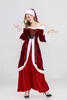 Stage Wear Santa Woman Clothes Fire Hot Style Come Christmas Performance T220901