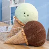 46 cm Kawaii Gelato Peluche Cuscino Farcito Giocattoli Decorazioni per la casa Baby Doll Cuscino Morbido Cuscino Riempito Giocattolo Regali di compleanno