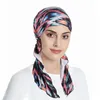 Ball Caps Women Hat Casual Printed Head Cap Muzułmański Turban